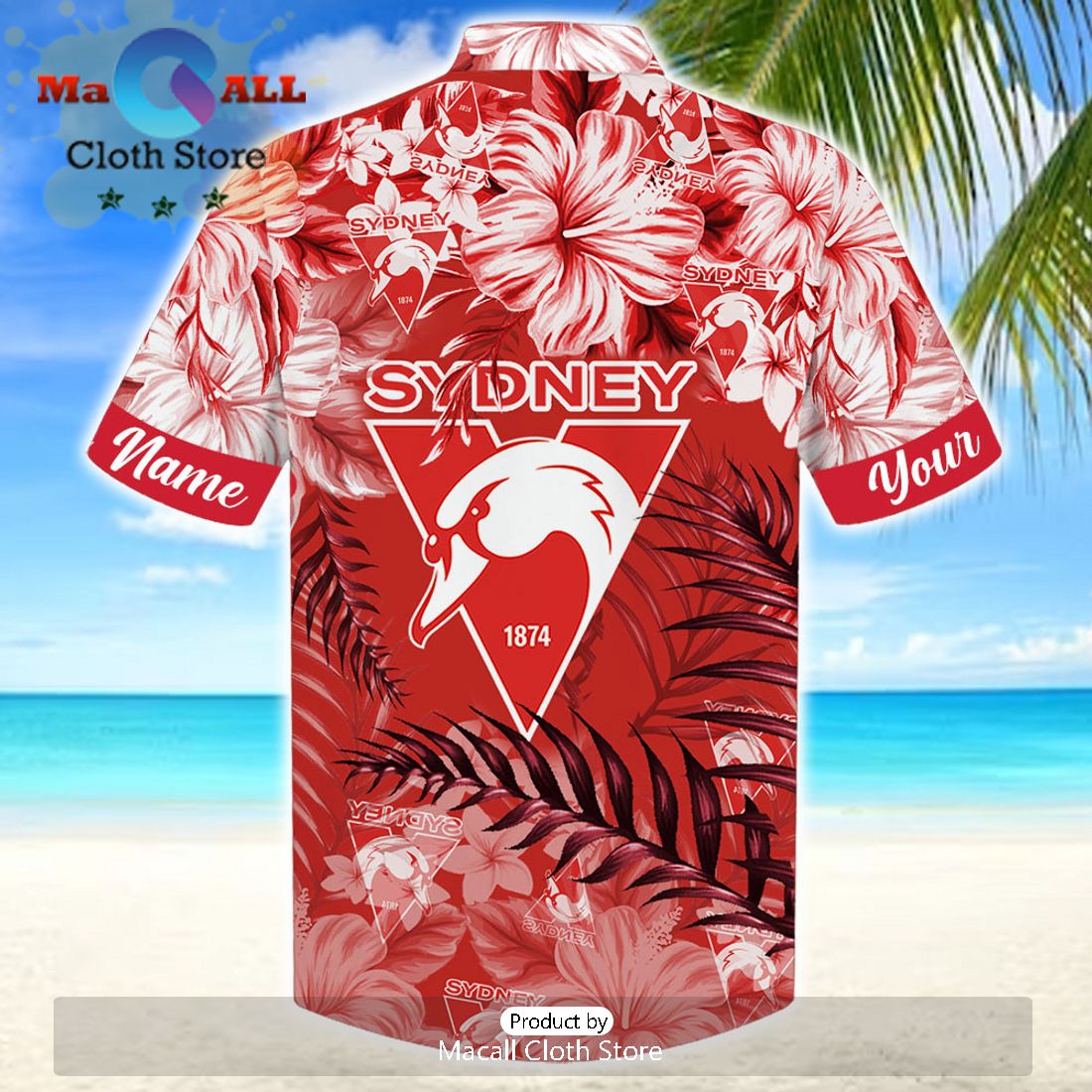 AFL Sydney Swans Sport Personalized Island Hawaiian Shirt