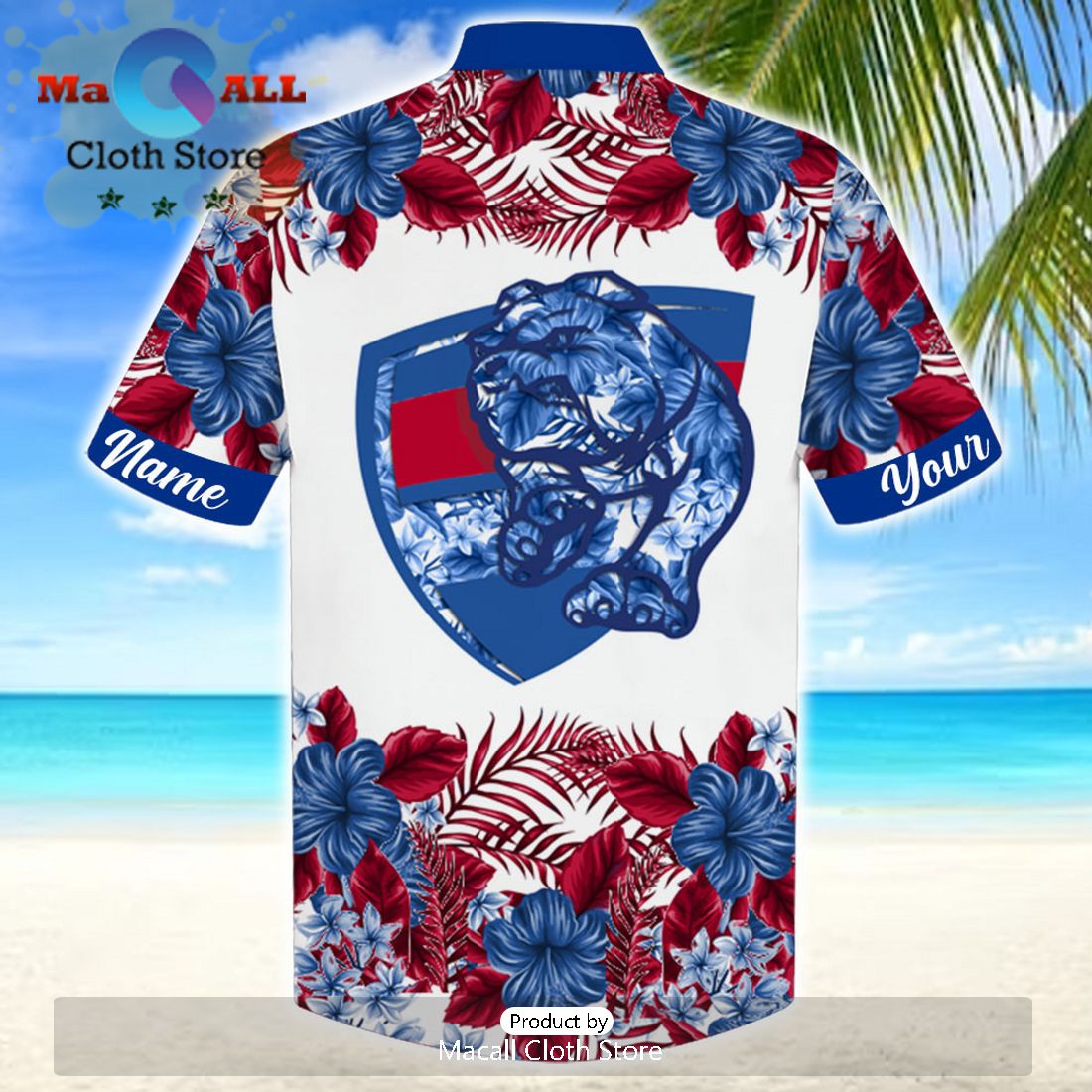 AFL Western Bulldogs Sport Personalized Aloha Hawaiian Shirt