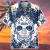 NFL Los Angeles Chargers Flower Skull Aloha Hawaiian Shirt Limited Edition