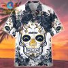 NFL Tropical Miami Dolphins Flower Skull Hawaiian Shirt – Limited Edition