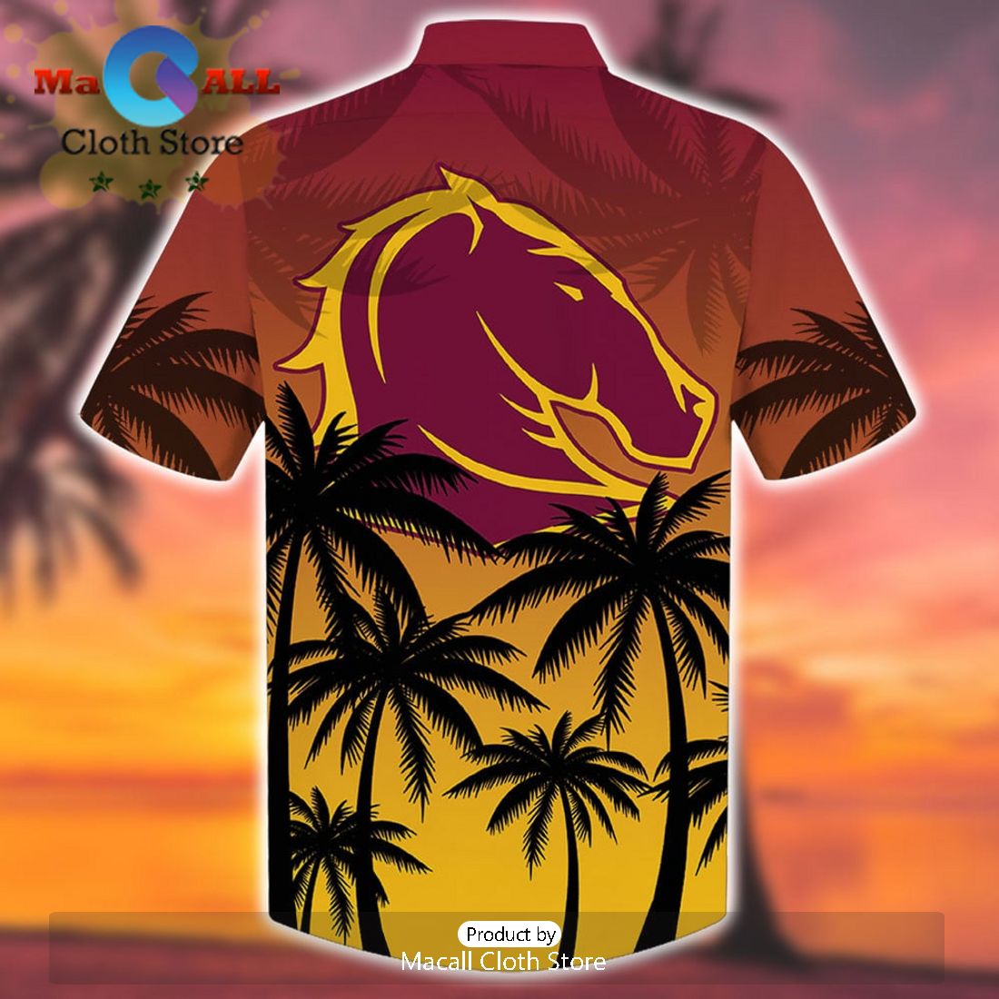 NRL Brisbane Broncos Sport Personalized Aloha Hawaiian Shirt