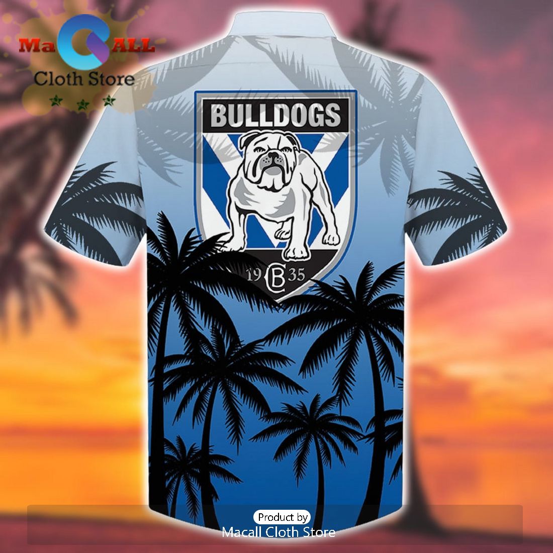 NRL Canterbury Bulldogs Sport Personalized Beach Hawaiian Shirt
