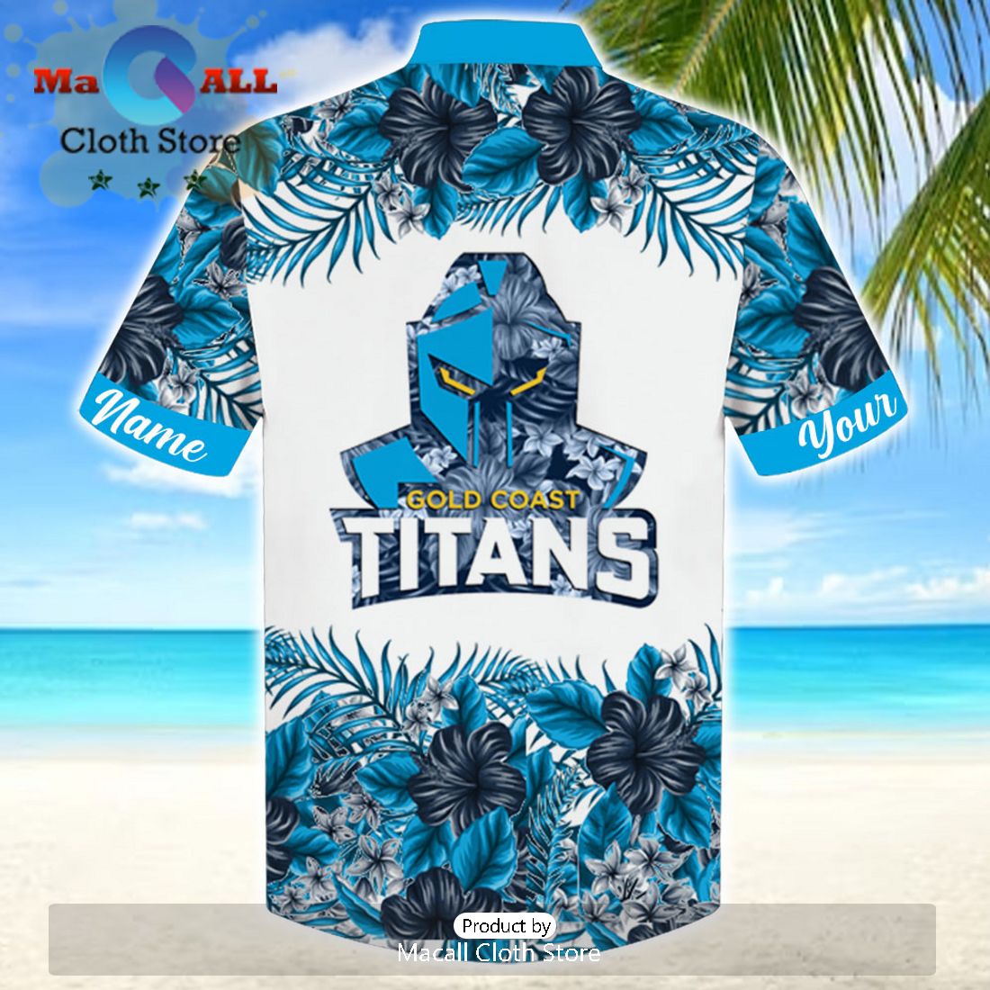 NRL Gold Coast Titans Sport Personalized Aloha Beach Hawaiian Shirt