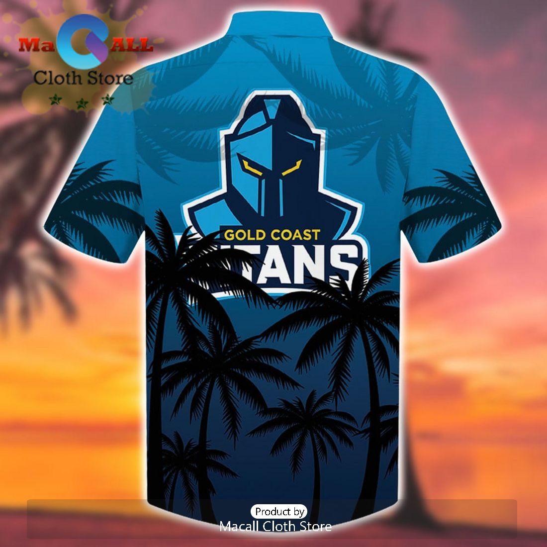 NRL Gold Coast Titans Sport Personalized Tropical Hawaiian Shirt
