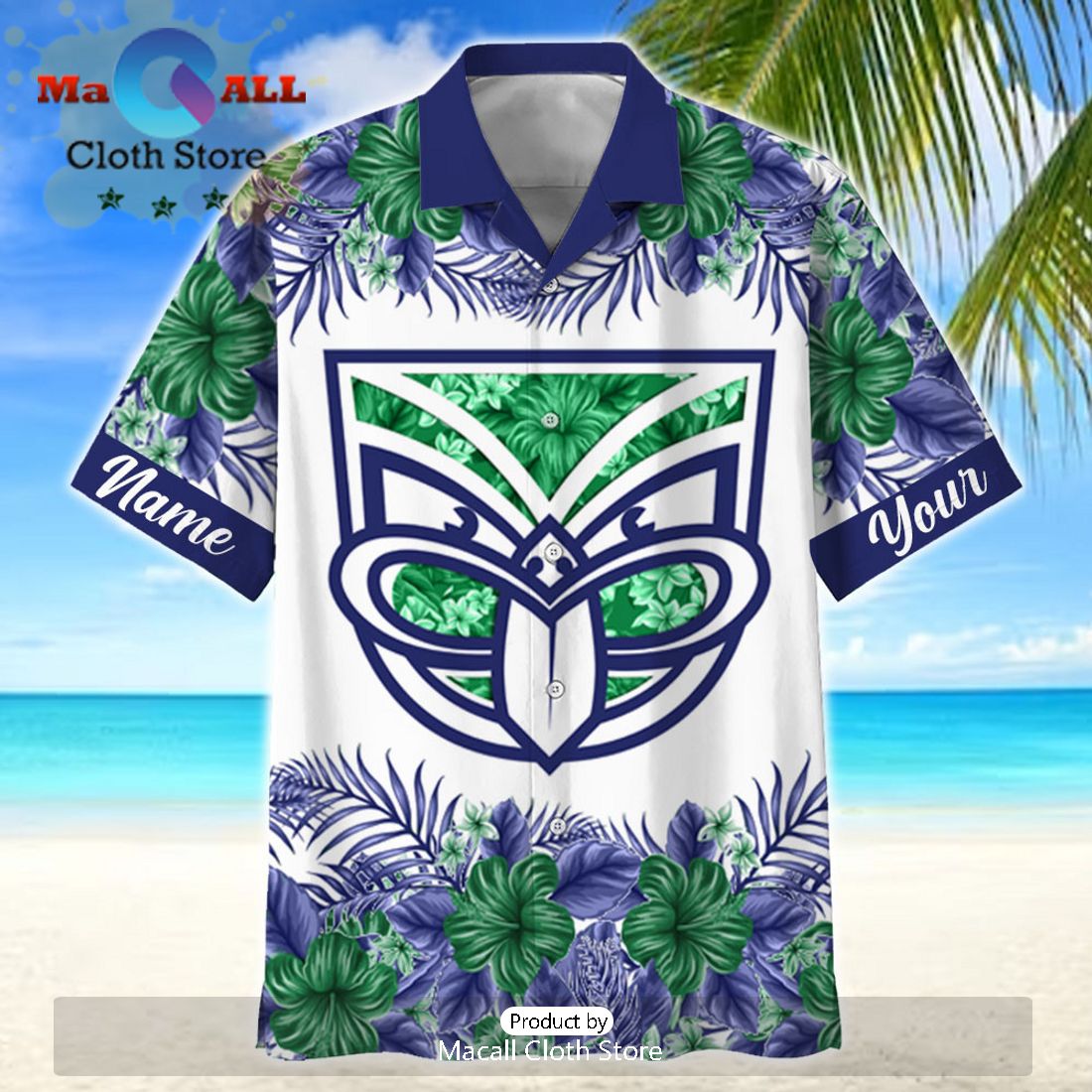 NRL New Zealand Warriors Sport Personalized Beach Hawaiian Shirt
