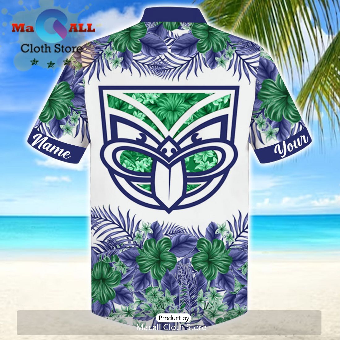 NRL New Zealand Warriors Sport Personalized Beach Hawaiian Shirt