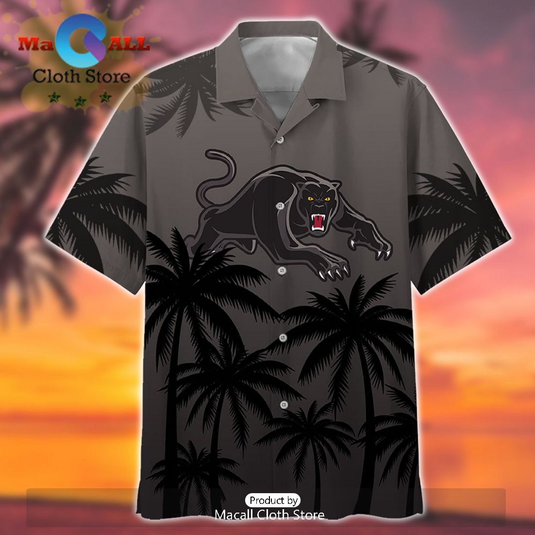 NRL Penrith Panthers Sport Personalized Aloha Hawaiian Shirt