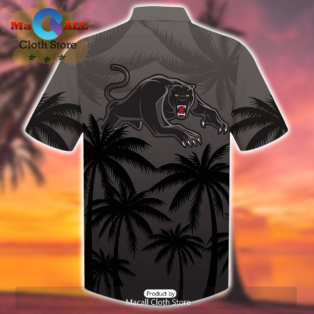 NRL Penrith Panthers Sport Personalized Island Hawaiian Shirt