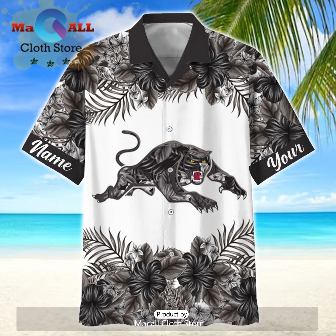 NRL Penrith Panthers Sport Personalized Vacation Hawaiian Shirt
