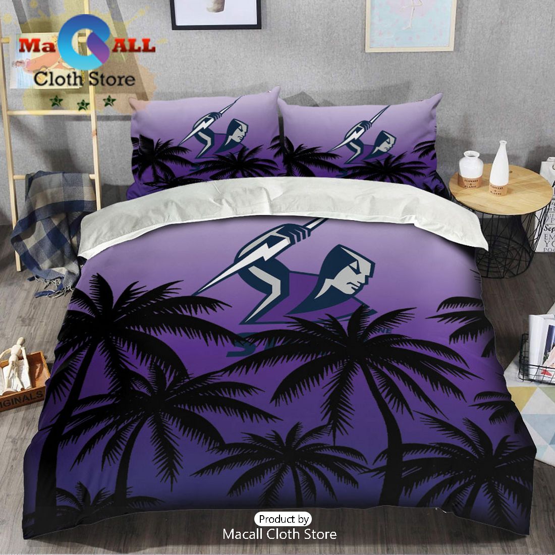 Melbourne Storm NRL Sport Personalized Bedding Set
