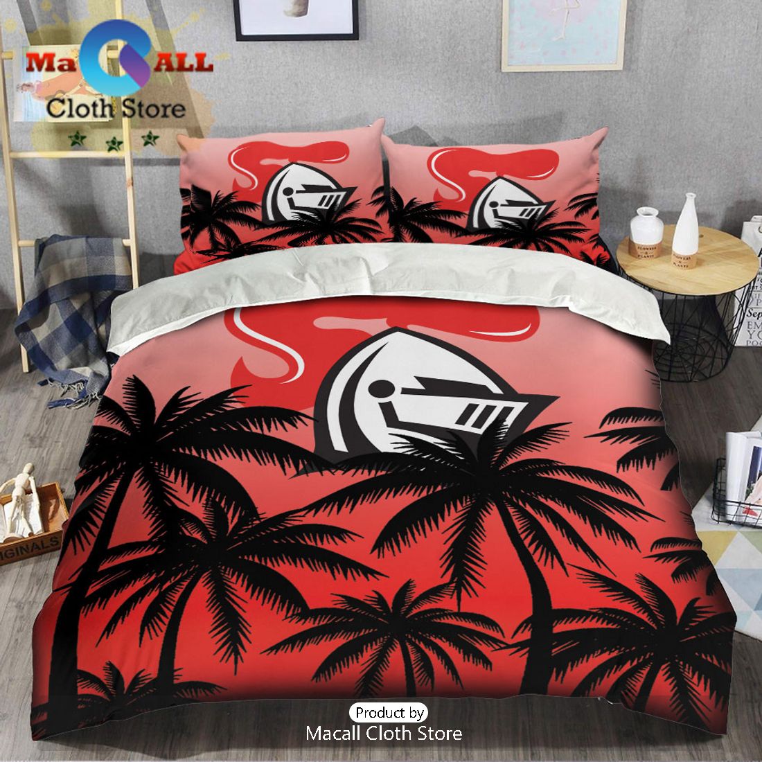 Newcastle Knights NRL Sport Personalized Bedding Set