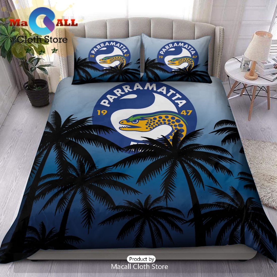 Parramatta Eels NRL Sport Personalized Bedding Set
