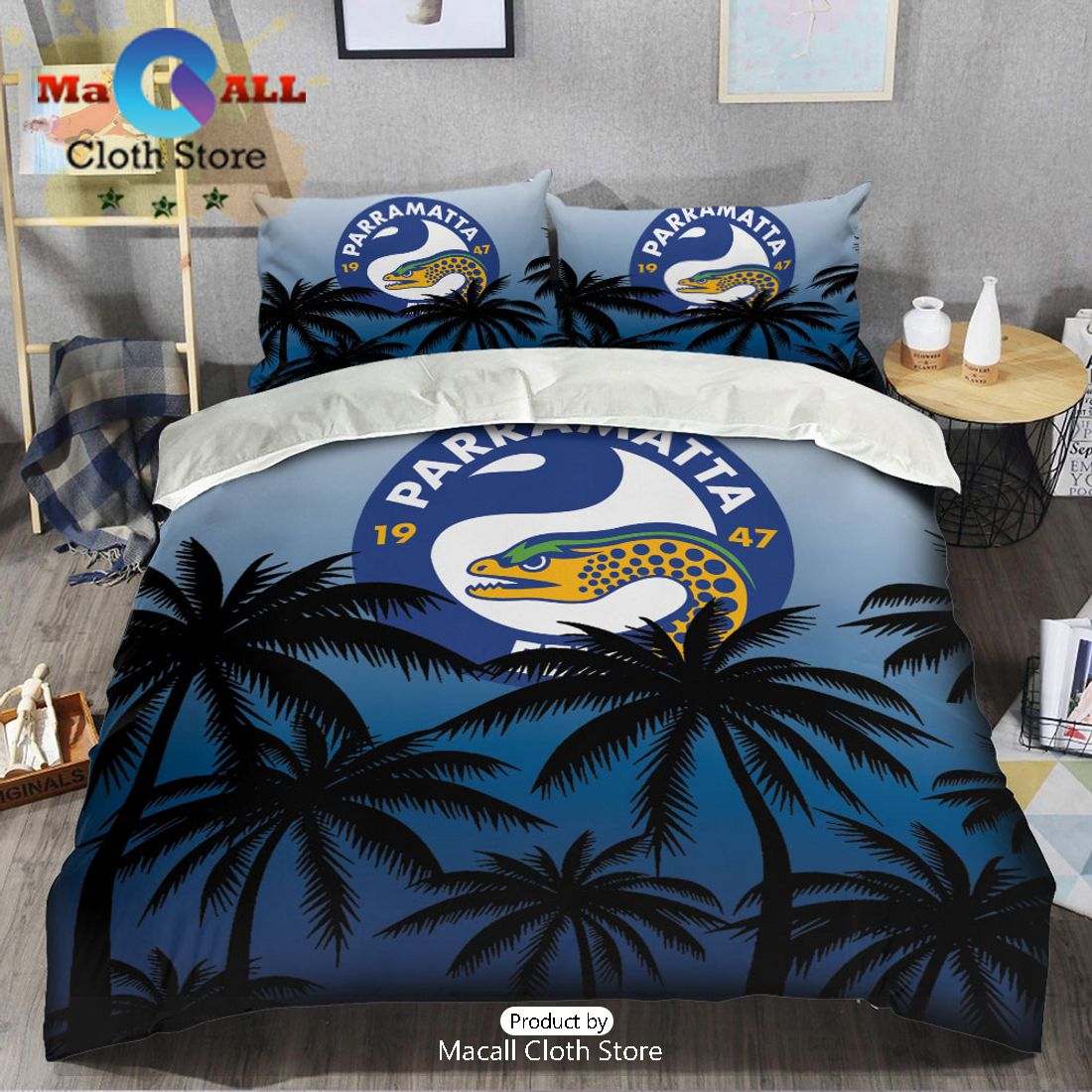 Parramatta Eels NRL Sport Personalized Bedding Set