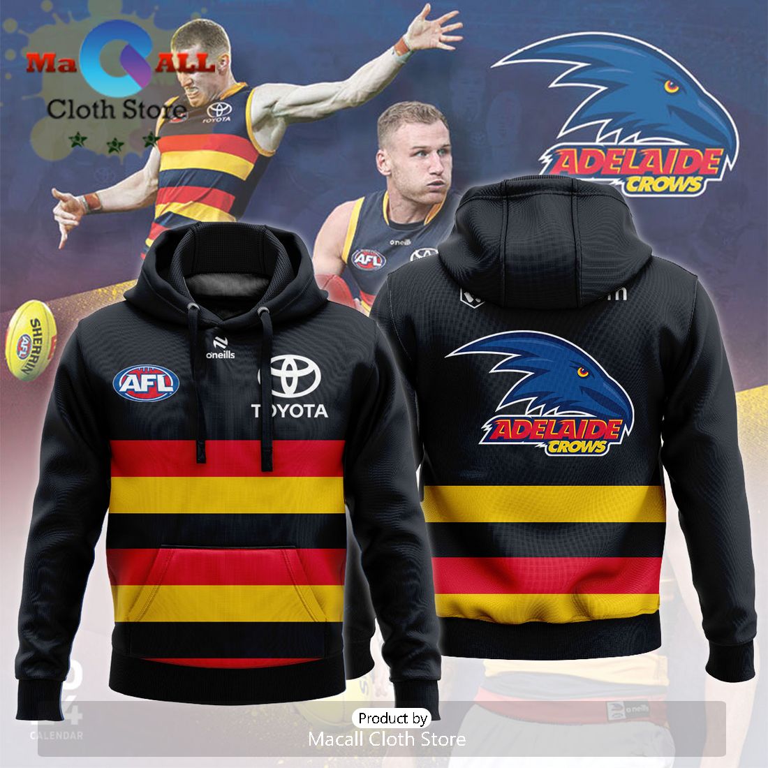 Adelaide Crows AFL Combo 2024 Hoodie And Pants