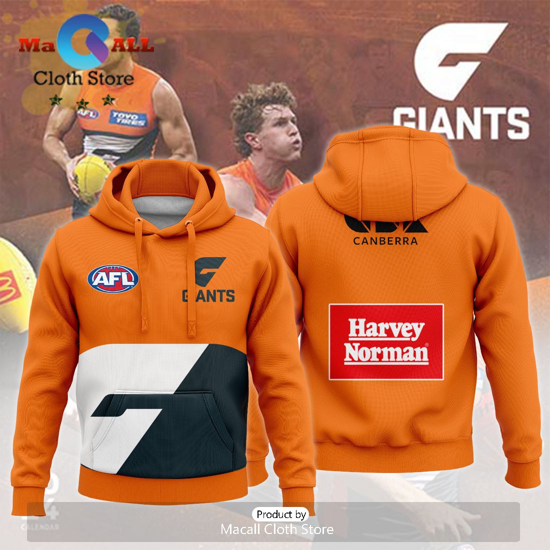 GWS Giants AFL Combo 2024 Hoodie And Pants