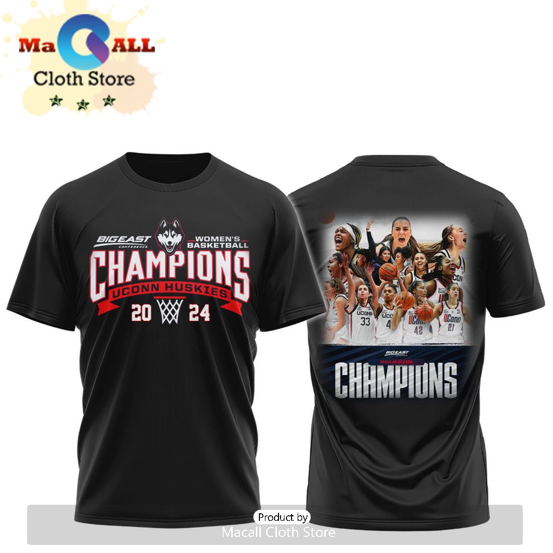 2024 Women’s Basketball UCONN East Champions Black Hoodie