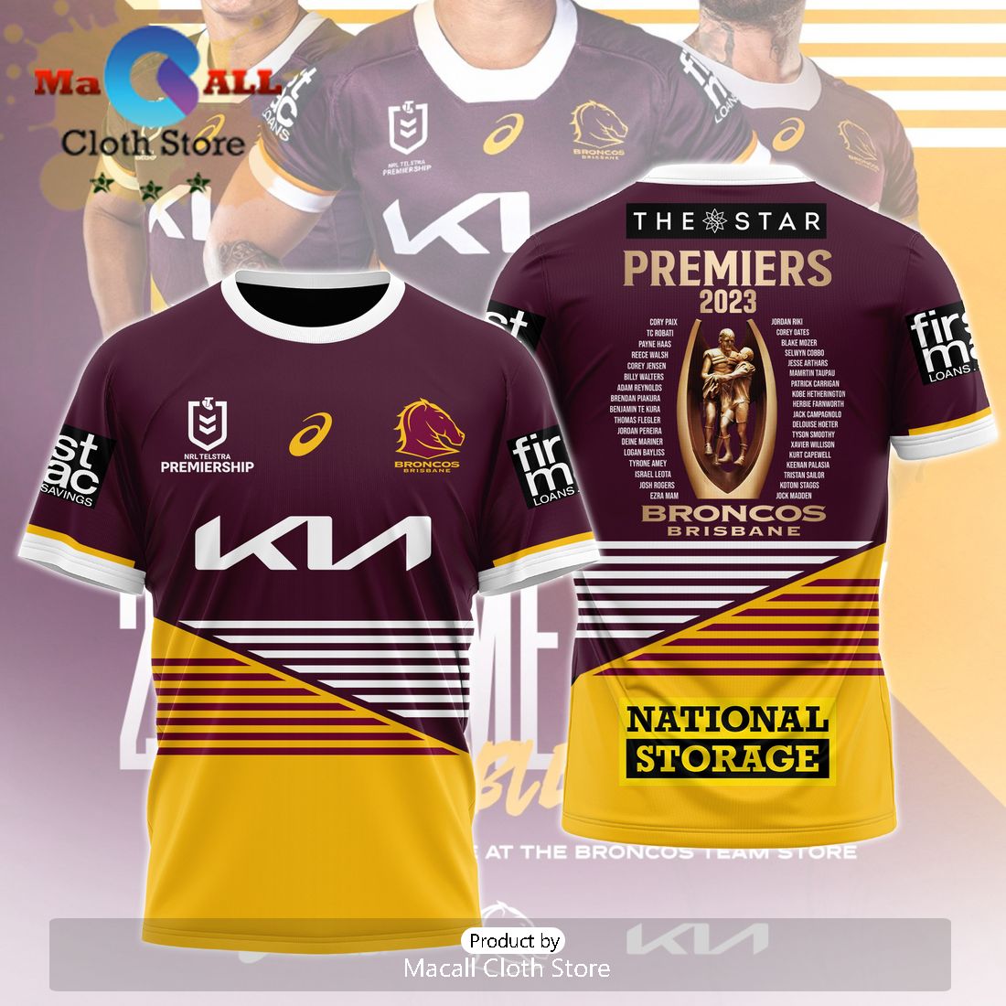Brisbane Broncos 2023 Final Hoodie Limited Edition Brisbane Broncos 2023 Final Hoodie Limited Edition