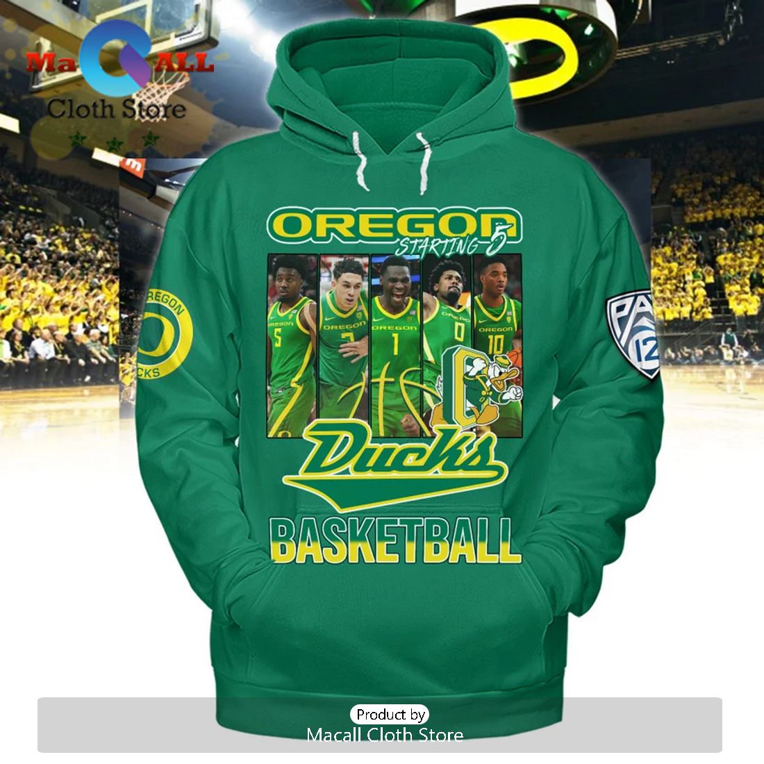 Oregon Ducks Men's Basketball Green Hoodie Limited Edition Oregon Ducks Men's Basketball Green Hoodie Limited Edition