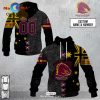 Personalized NRL Brisbane Broncos x AC DC Hoodie