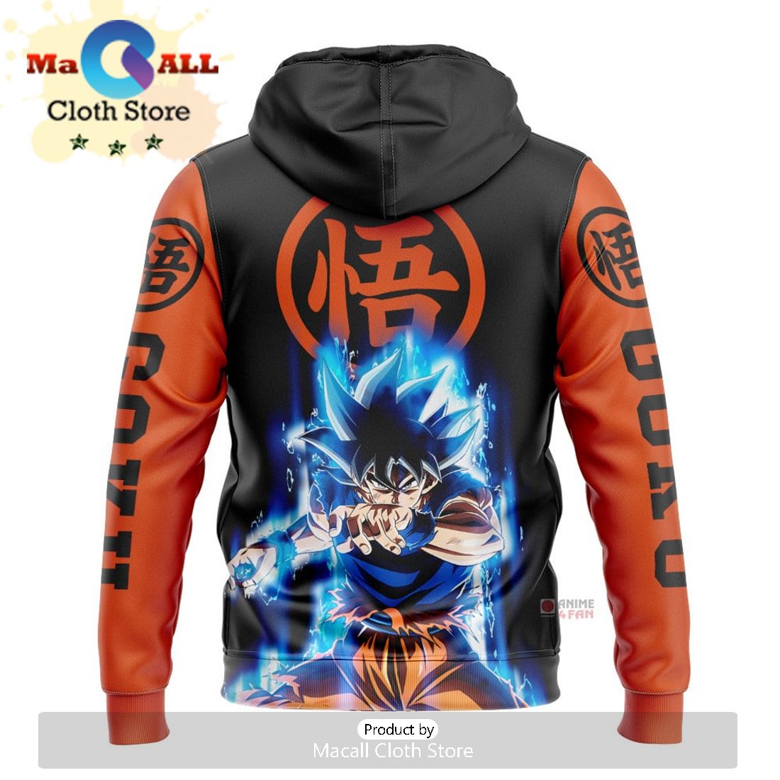 Anime Dragon Ball Goku Fandom Hoodie