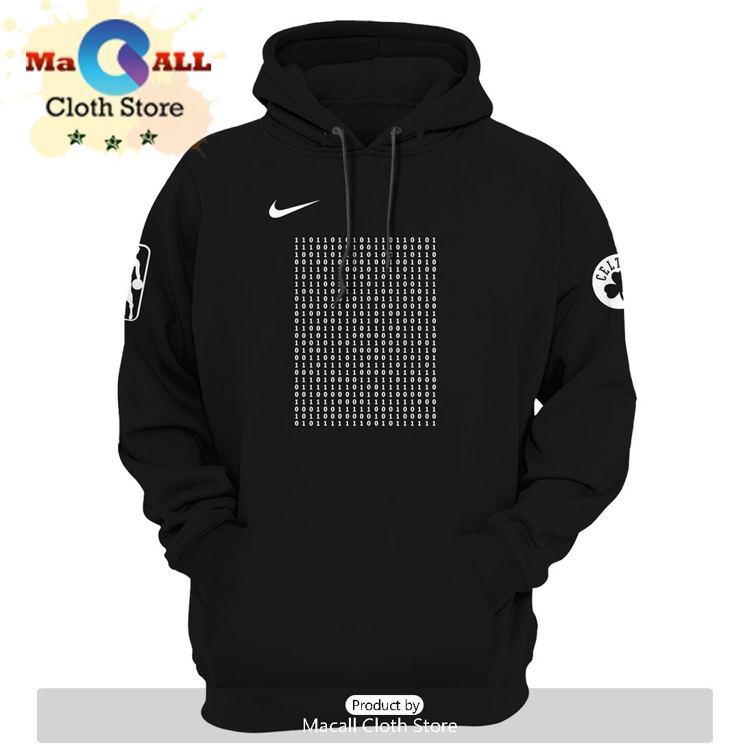 Boston Celtics Basketball Team Black For Fans Hoodie 3D Limited