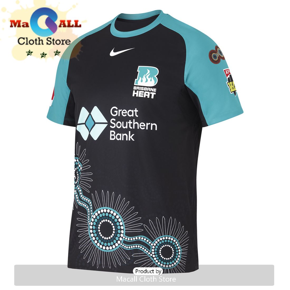 Custom Brisbane Heat 2023 24 Men Indigenous BBL Hoodie 3D