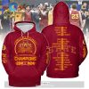 Iowa State Cyclones Men’s Basketball Starting Five Cardinal Hoodie 3D