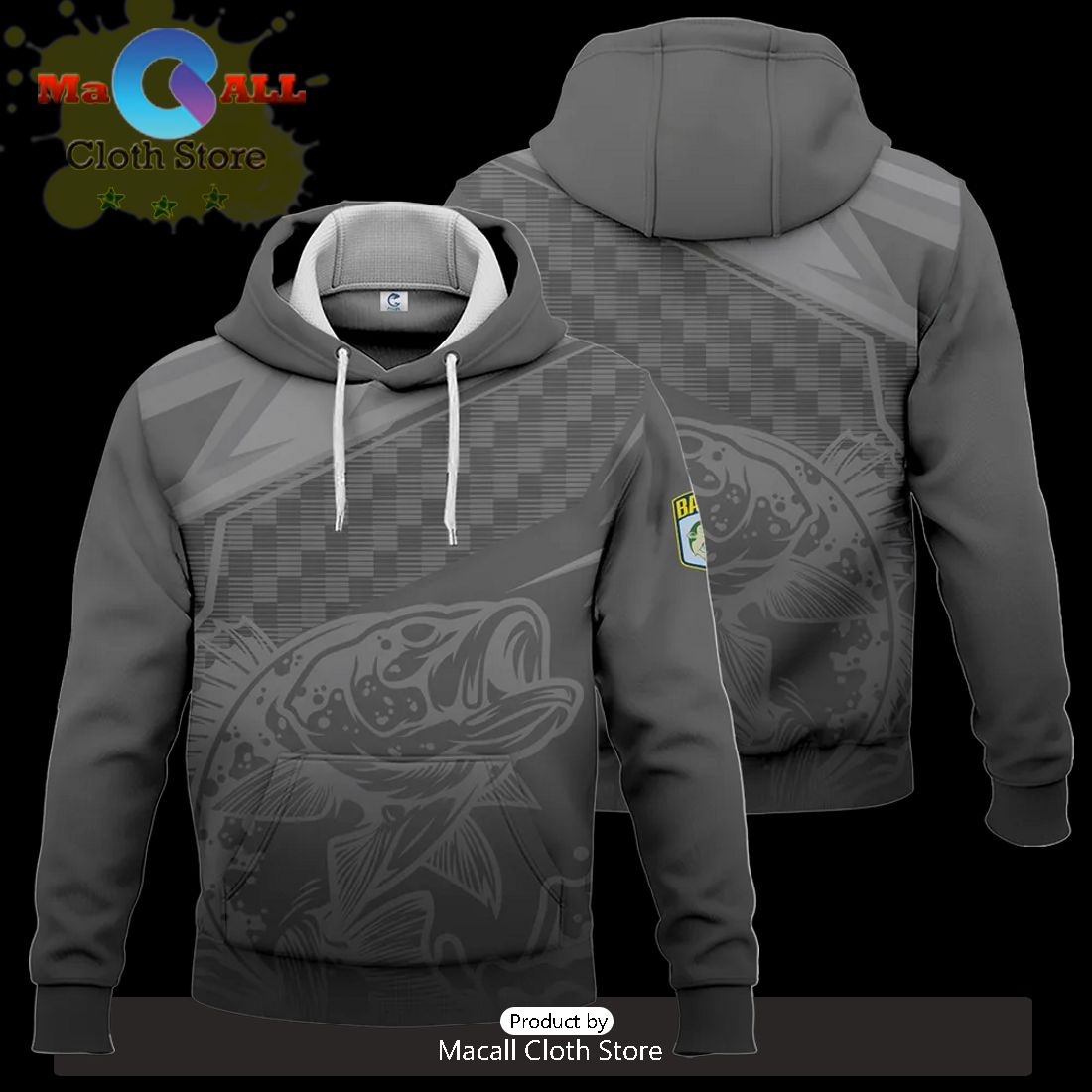 B.A.S.S. Tournament Hoodie 3D
