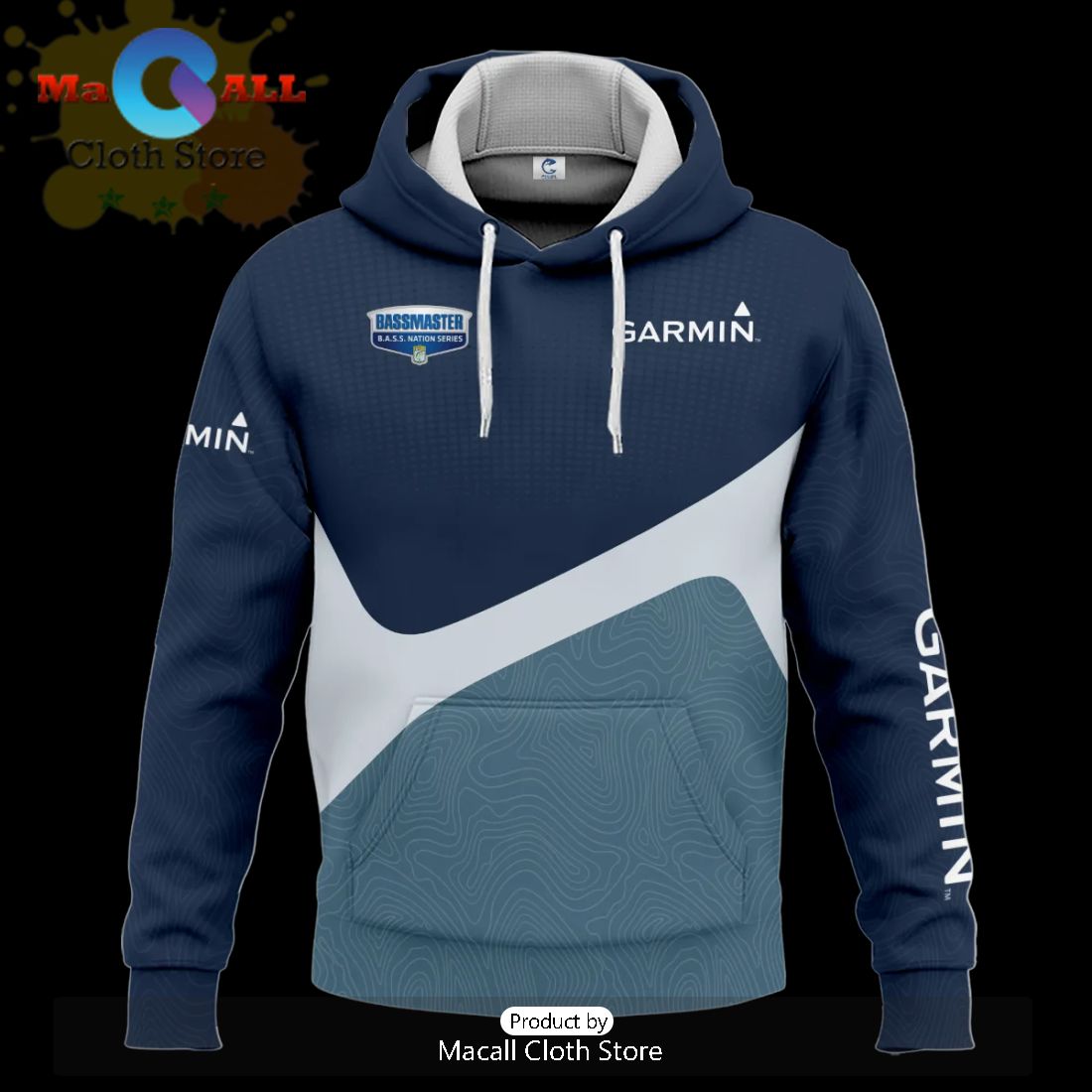 Garmin B.A.S.S. Nation Tournament Hoodie 3D