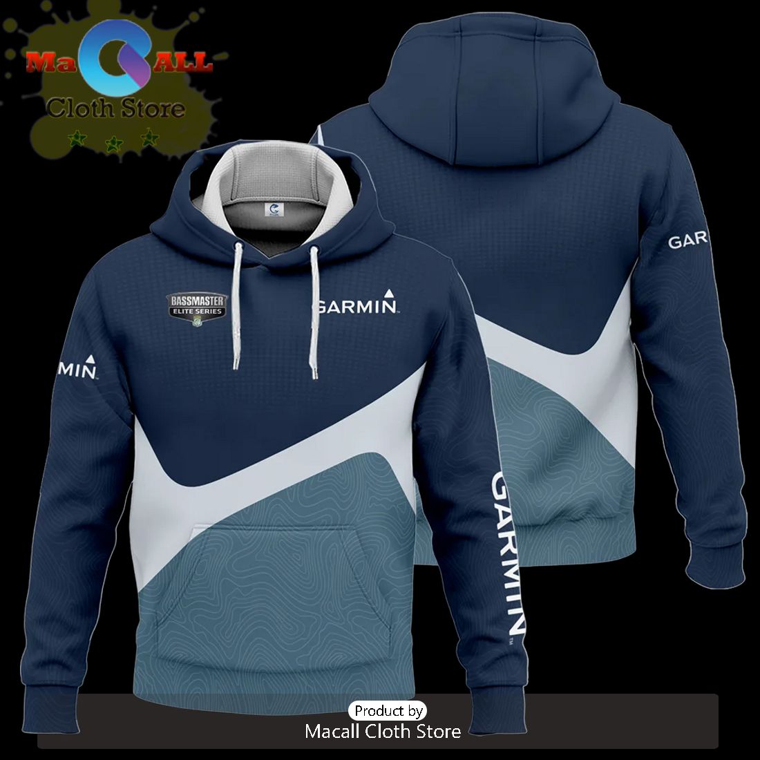 Garmin Bassmaster Elite Tournament Hoodie 3D