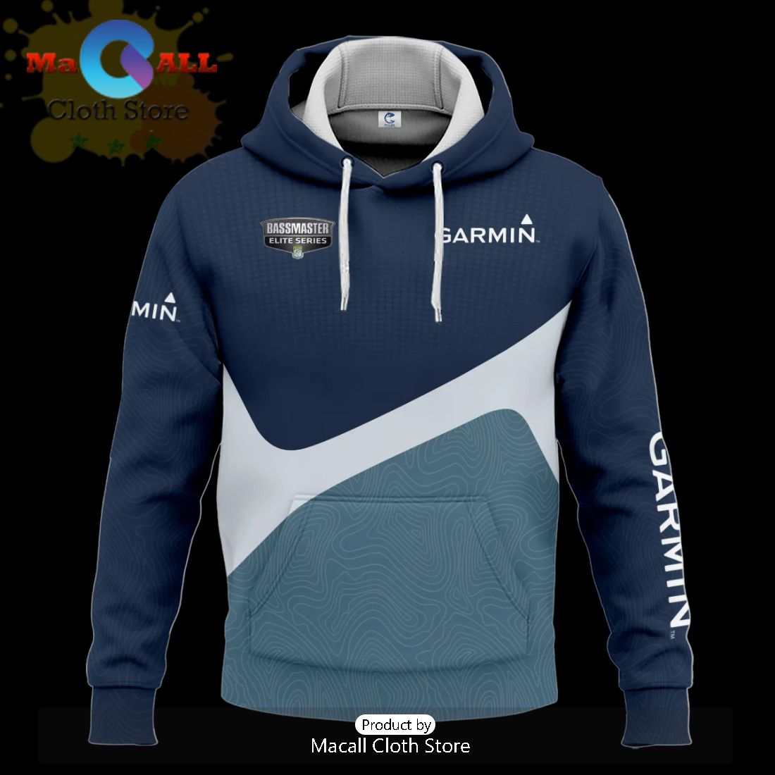Garmin Bassmaster Elite Tournament Hoodie 3D