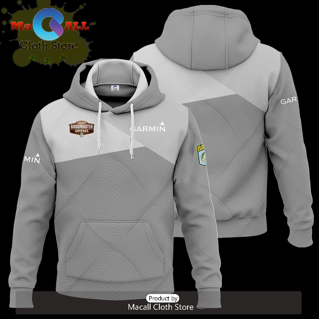 Garmin Bassmaster Opens Tournament Hoodie 3D