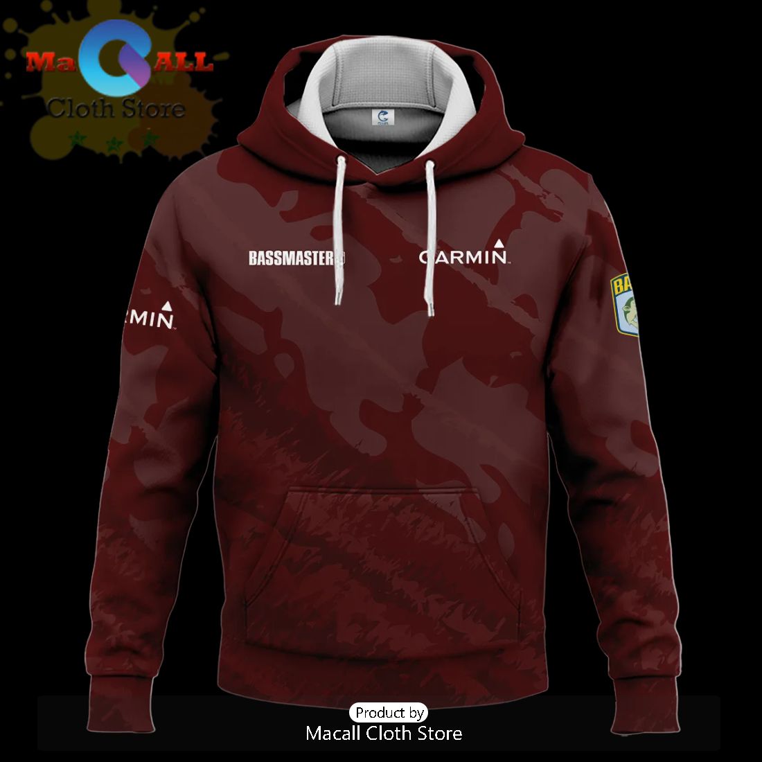Garmin Bassmaster Tournament Hoodie 3D