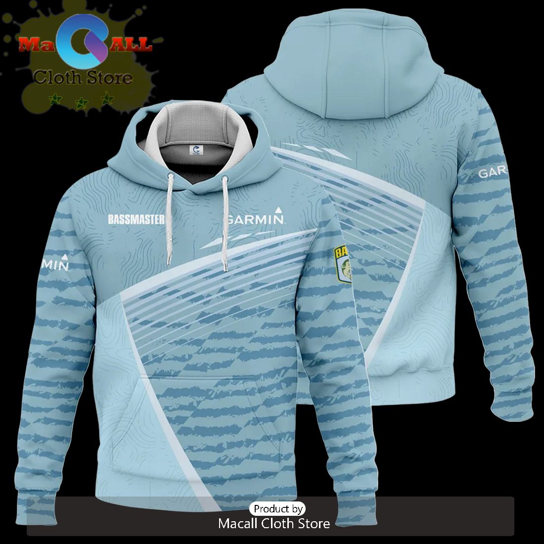 Garmin Bassmasters Tournament Hoodie 3D