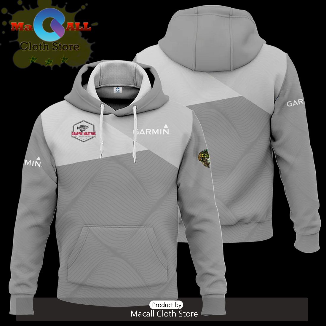 Garmin Crappie Master Tournament Hoodie 3D