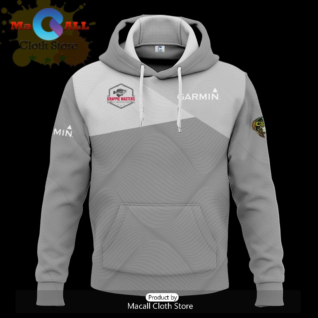 Garmin Crappie Master Tournament Hoodie 3D