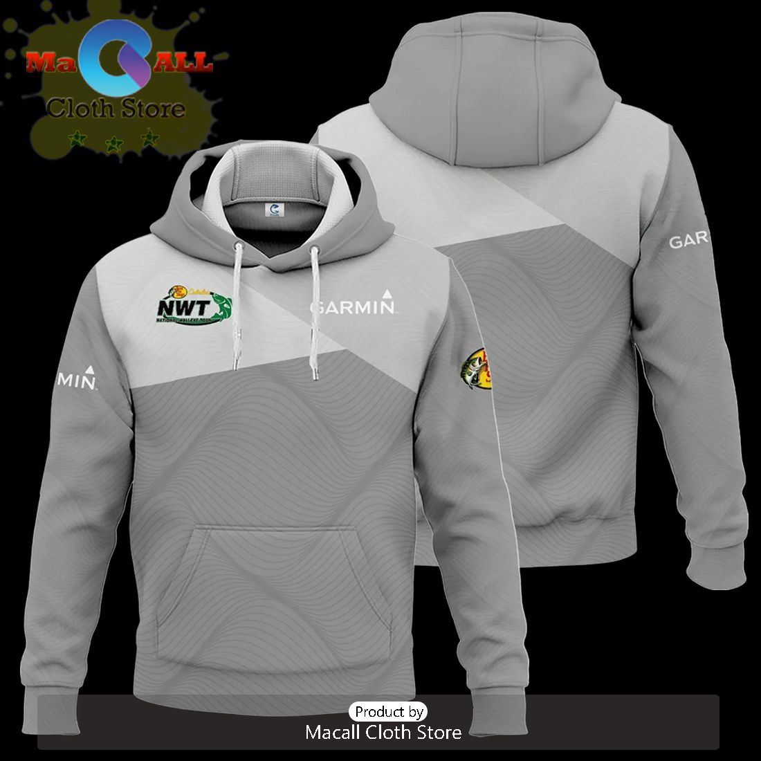 Garmin National Walleye Tour Hoodie 3D