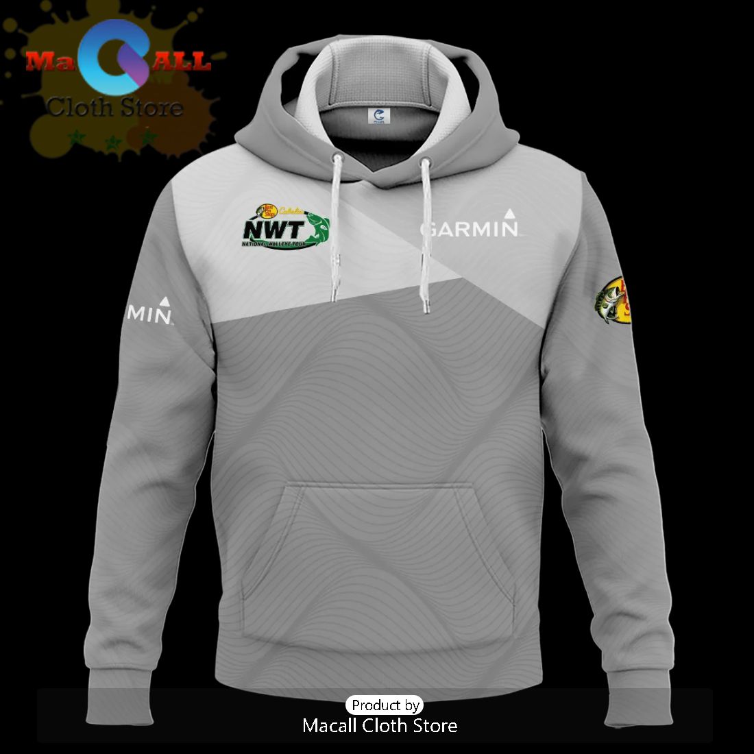 Garmin National Walleye Tour Hoodie 3D