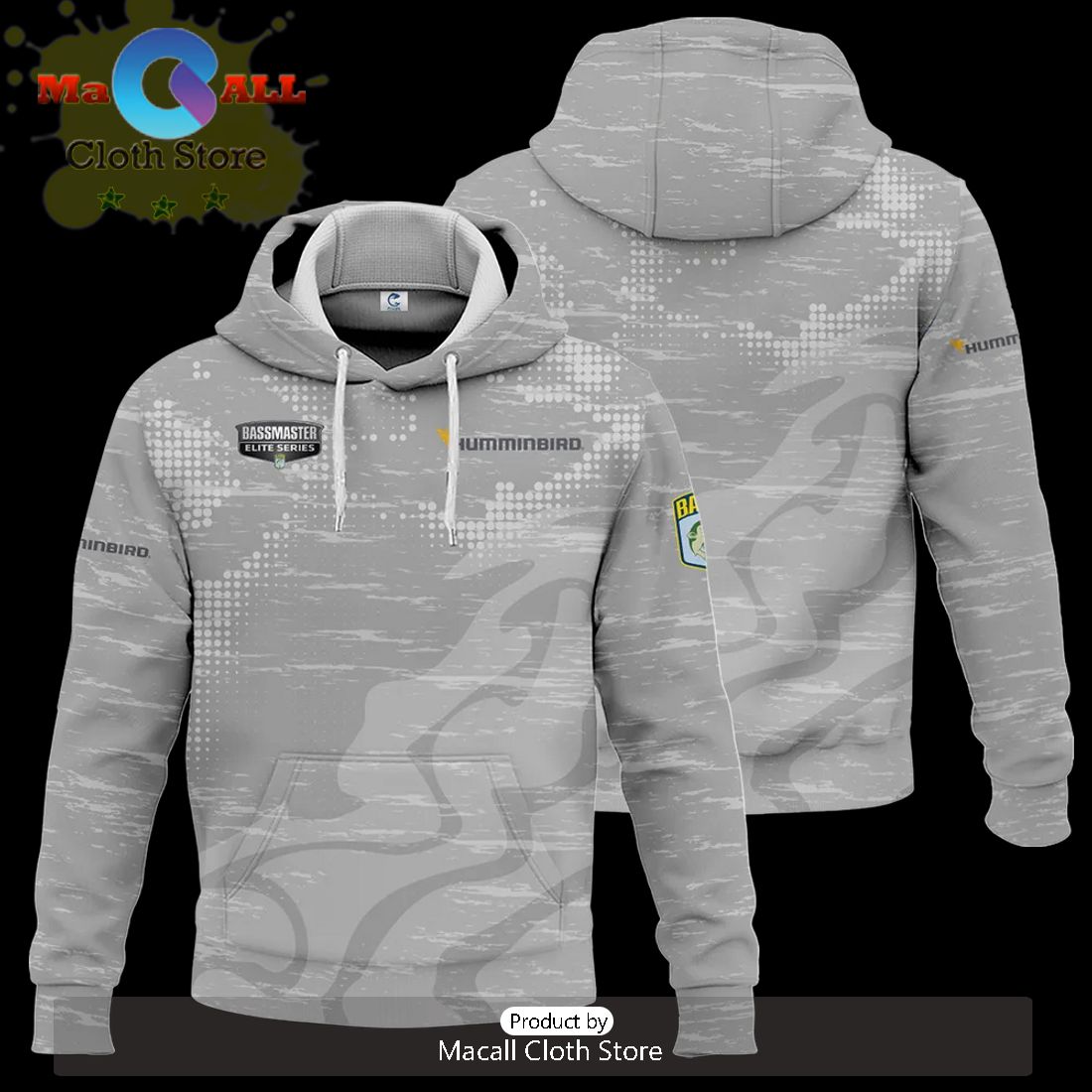Humminbird Bassmaster Elite Tournament Hoodie 3D