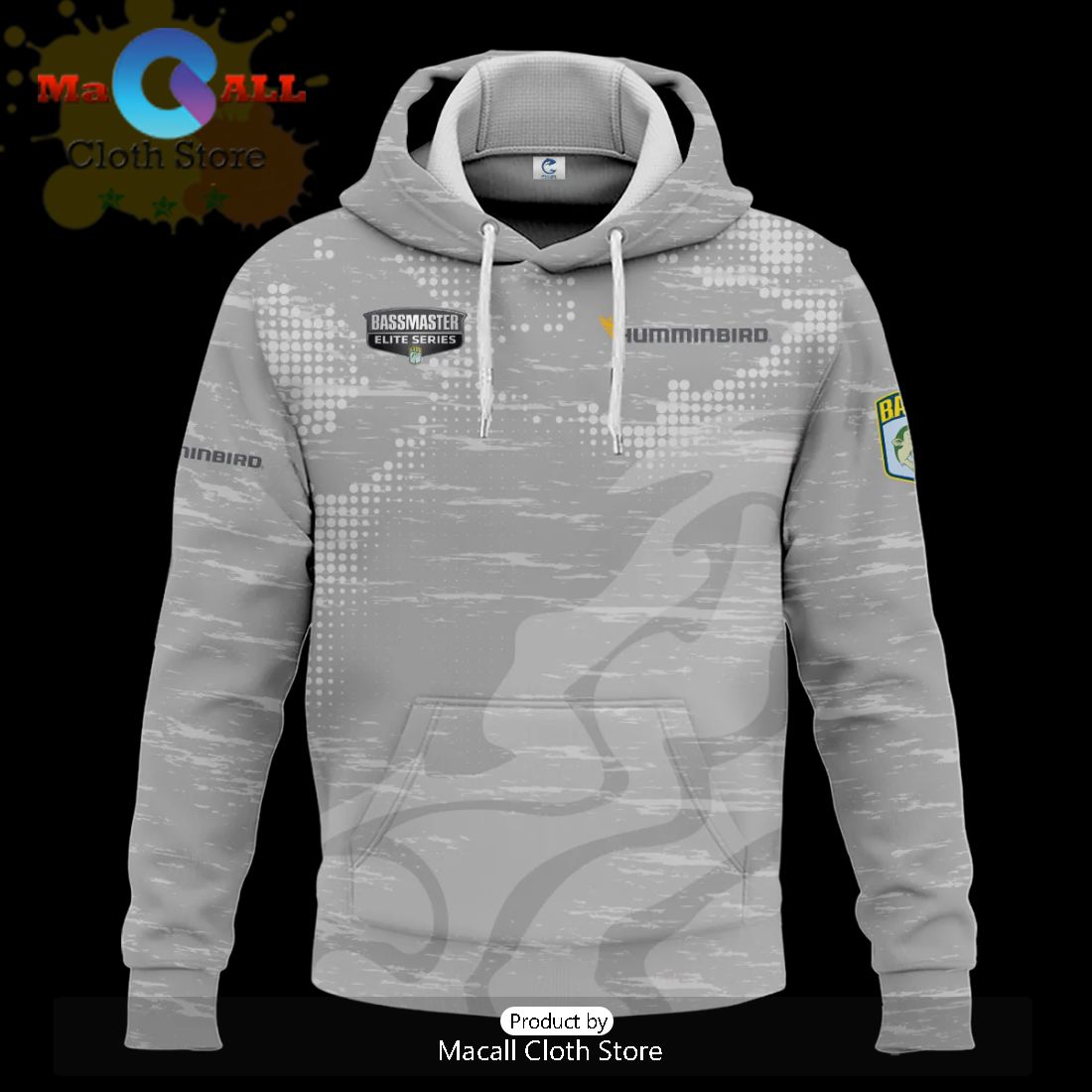 Humminbird Bassmaster Elite Tournament Hoodie 3D