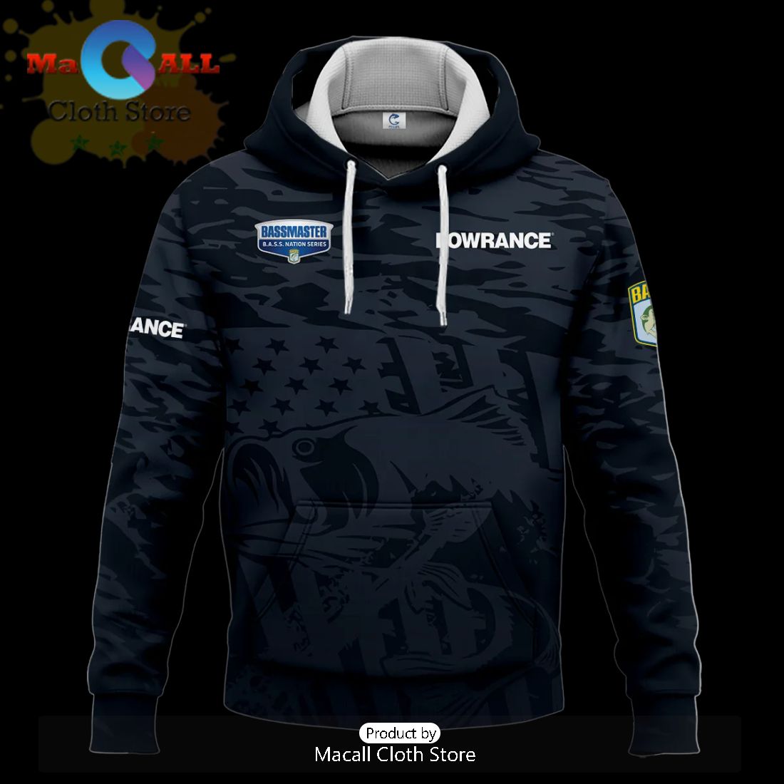 Lowrance B.A.S.S. Nation Tournament Hoodie 3D