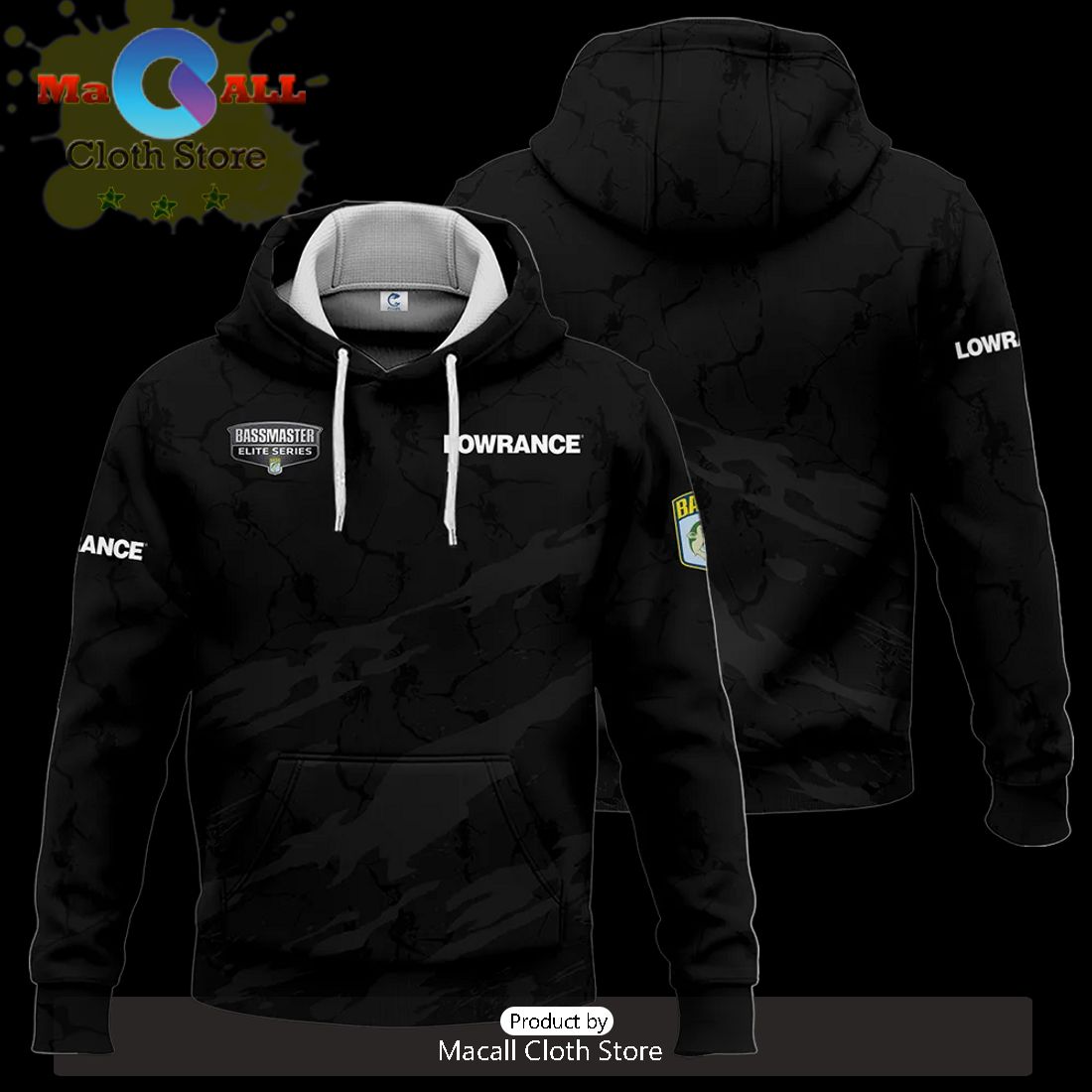 Lowrance Bassmaster Elite Tournament Hoodie 3D