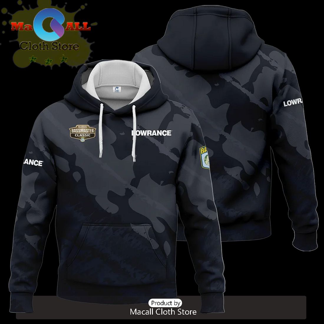 Lowrance Bassmaster Tournament Hoodie 3D
