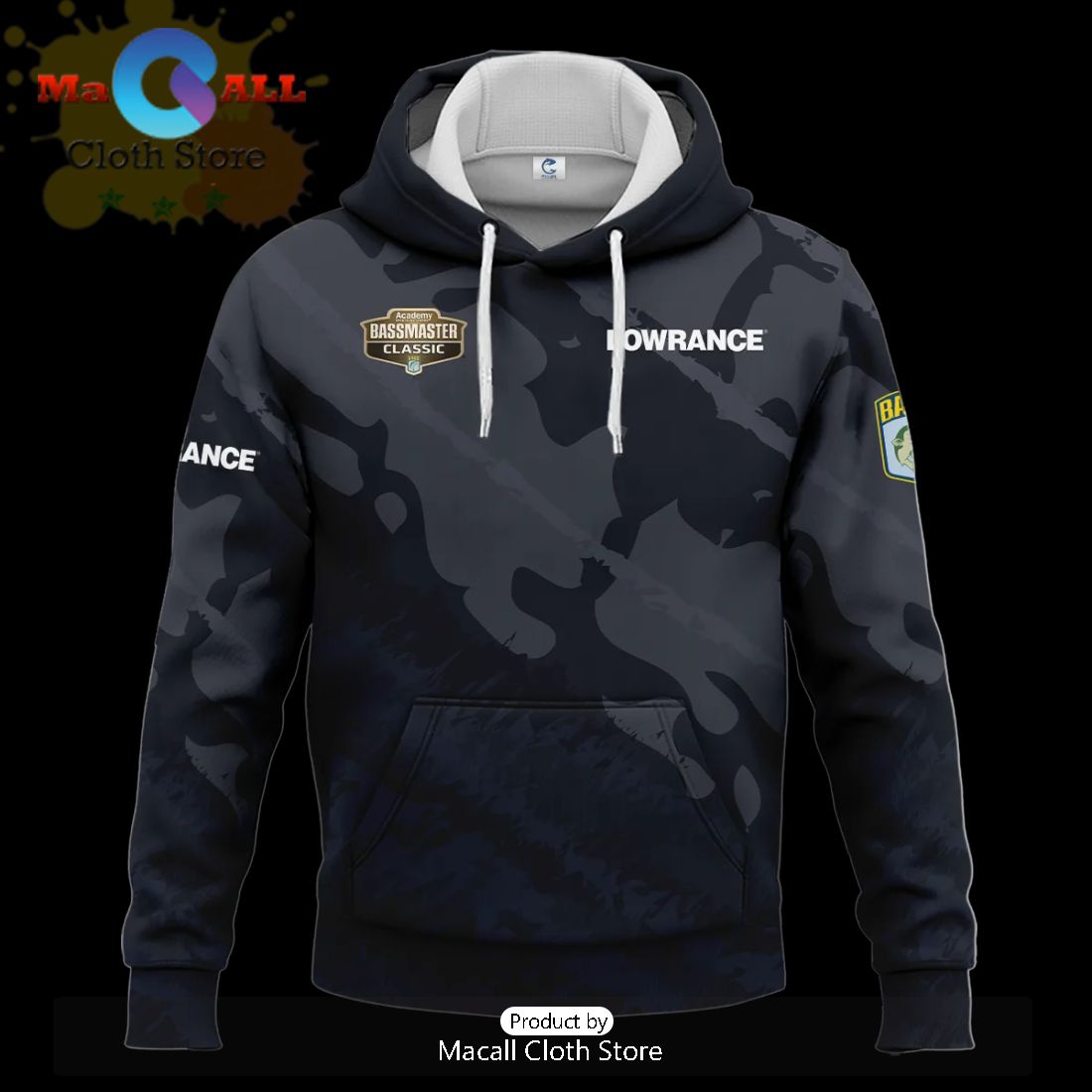 Lowrance Bassmaster Tournament Hoodie 3D