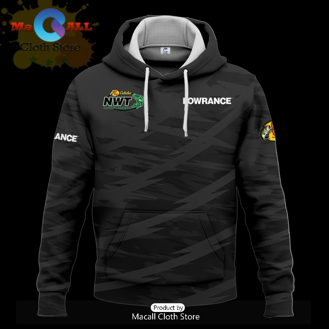 Lowrance National Walleye Tour Hoodie 3D