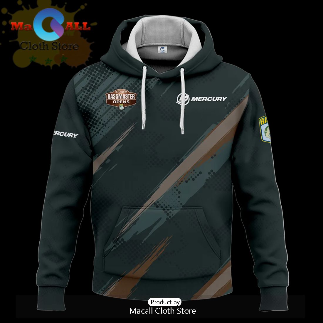 Mercury Bassmaster Opens Tournament Hoodie 3D