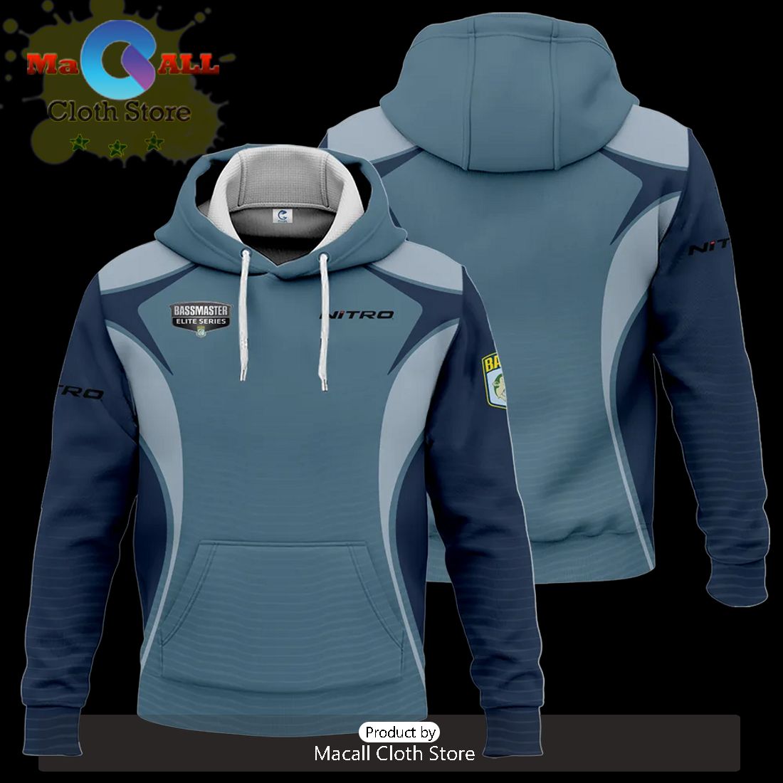 Nitro Bassmaster Elite Tournament Hoodie 3D