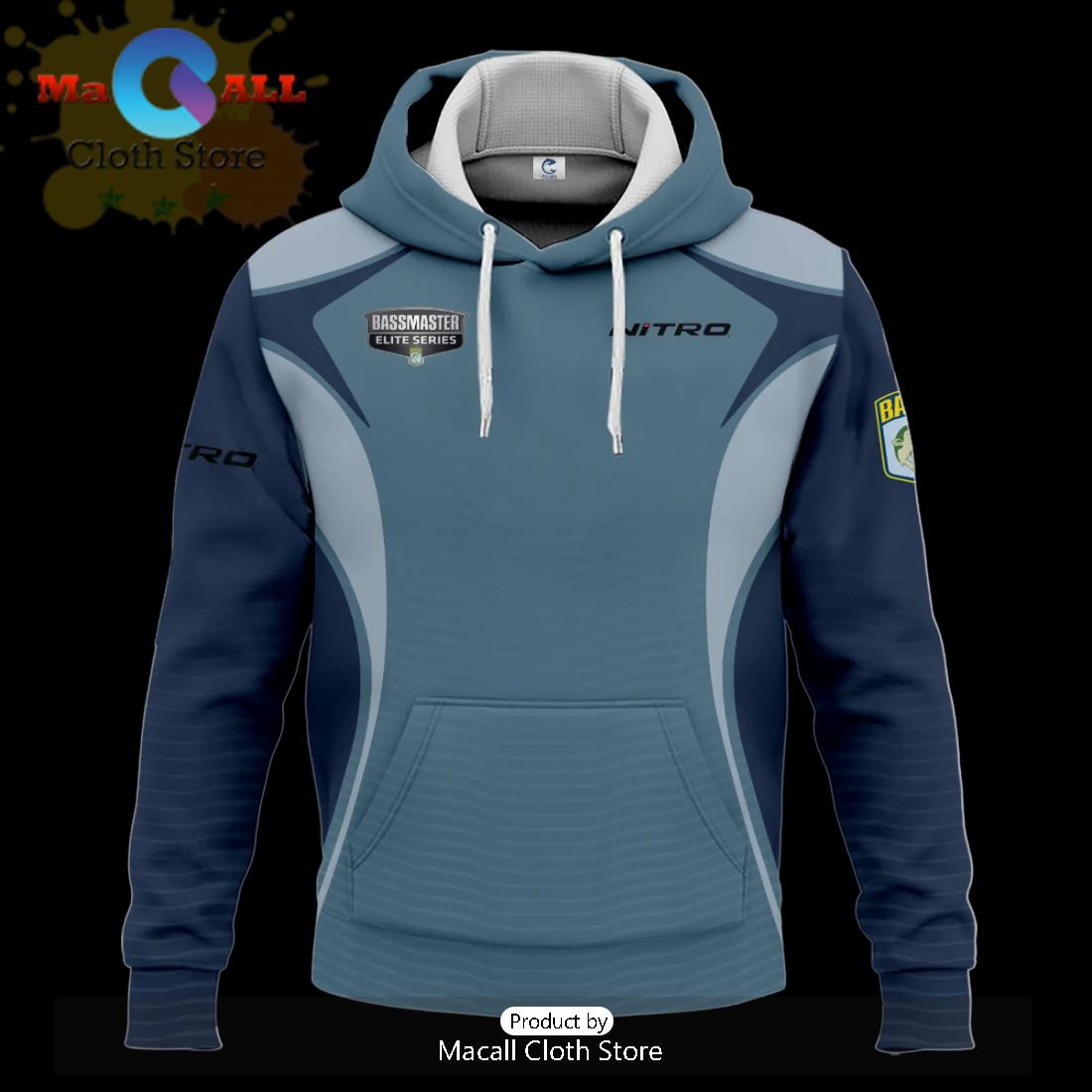 Nitro Bassmaster Elite Tournament Hoodie 3D