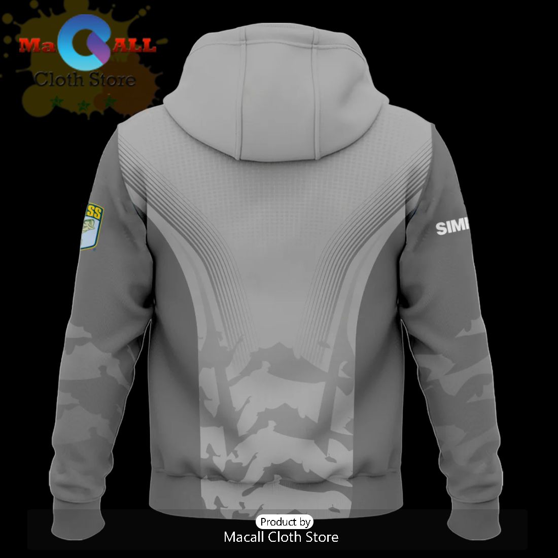 Simrad B.A.S.S. Nation Tournament Hoodie 3D Simrad B.A.S.S. Nation Tournament Hoodie 3D