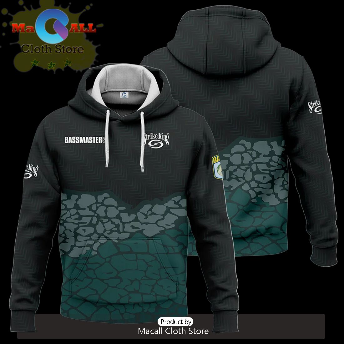 Strike King Bassmaster Tournament Hoodie 3D